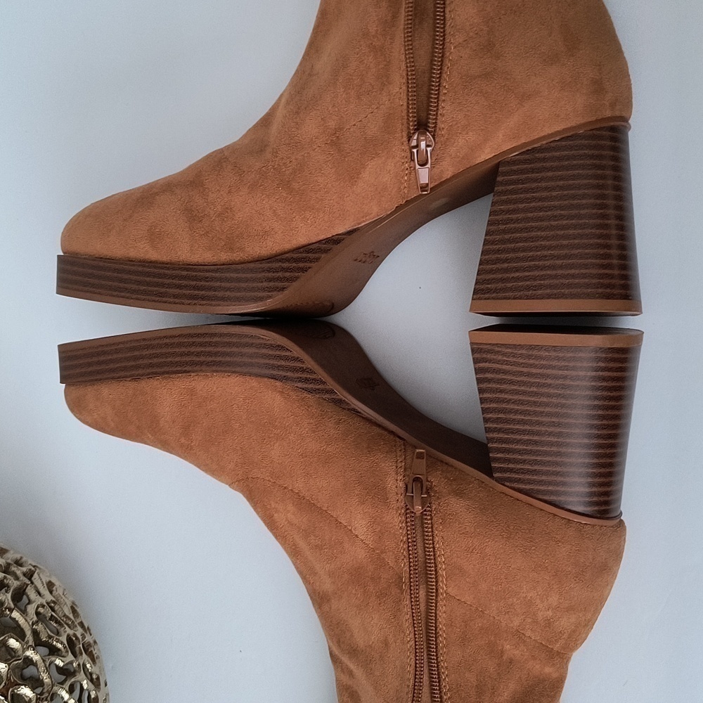 Sugar Nero Platform Bootie Tan Size 10M - Picture 6 of 11